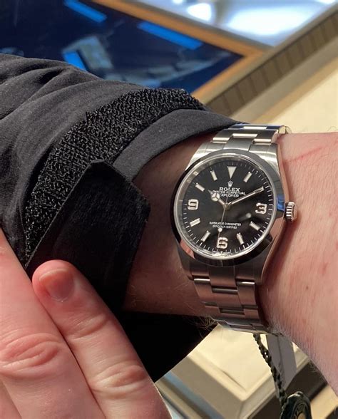 rolex explorer 36mm too small